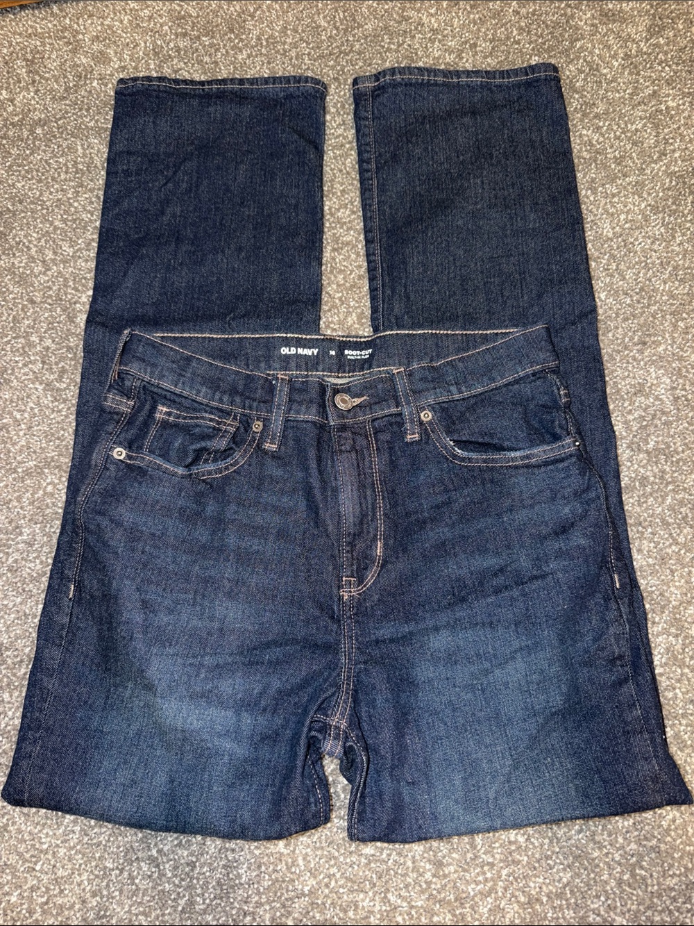 Old Navy Dark Indigo Jeans Bootcut size 16